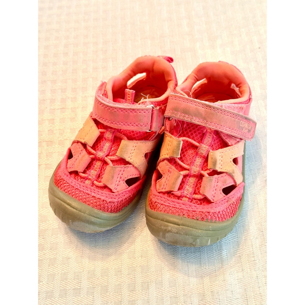 OshKosh Bgosh Toddler Girls Pink Water Sandals Drift-G-OI Size 6 US 22 EUR